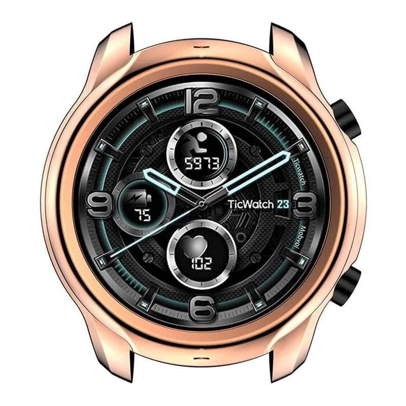 TPU Protective Case for Tic Watch Pro 3 - Gold