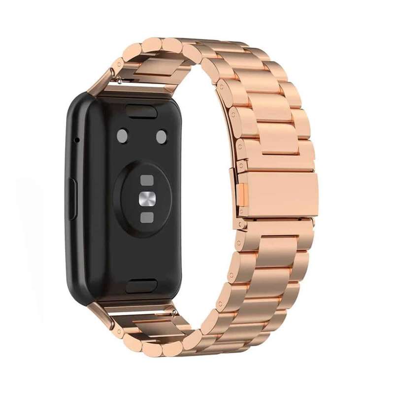 Killer Deals Huawei Watch Fit Replacement Stainless-Steel Strap - Rose Gold