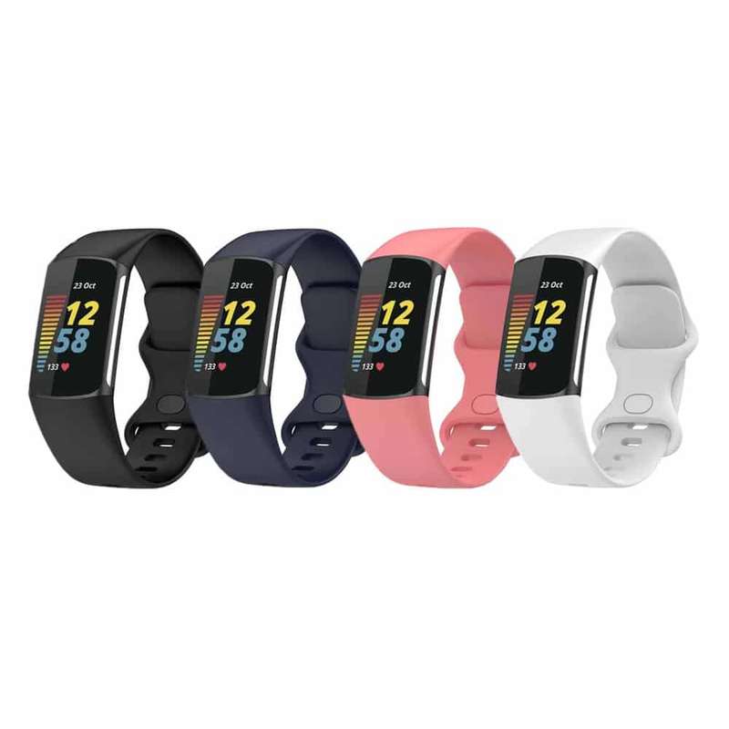 Silicone Strap for Fitbit Charge 5 M/L - Navy