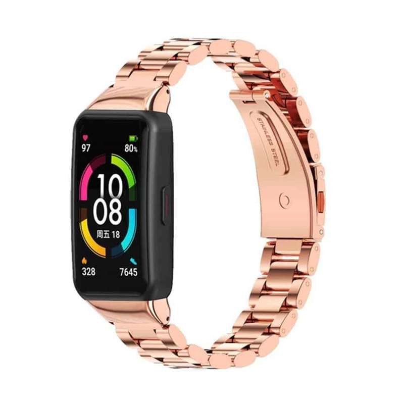 Killer Deals Stainless Steel Strap for Huawei band 6 - Gold + Link removal tool