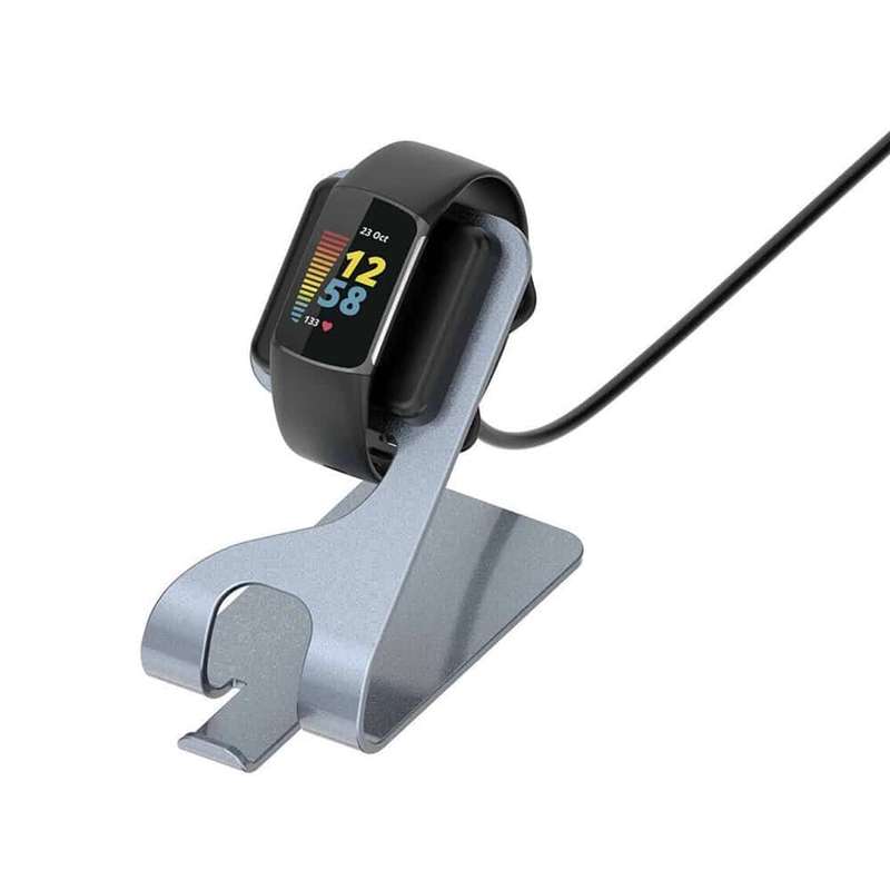 Killer Deals Aluminum Charger Dock Stand for Fitbit Charge 5 / 6/ Luxe