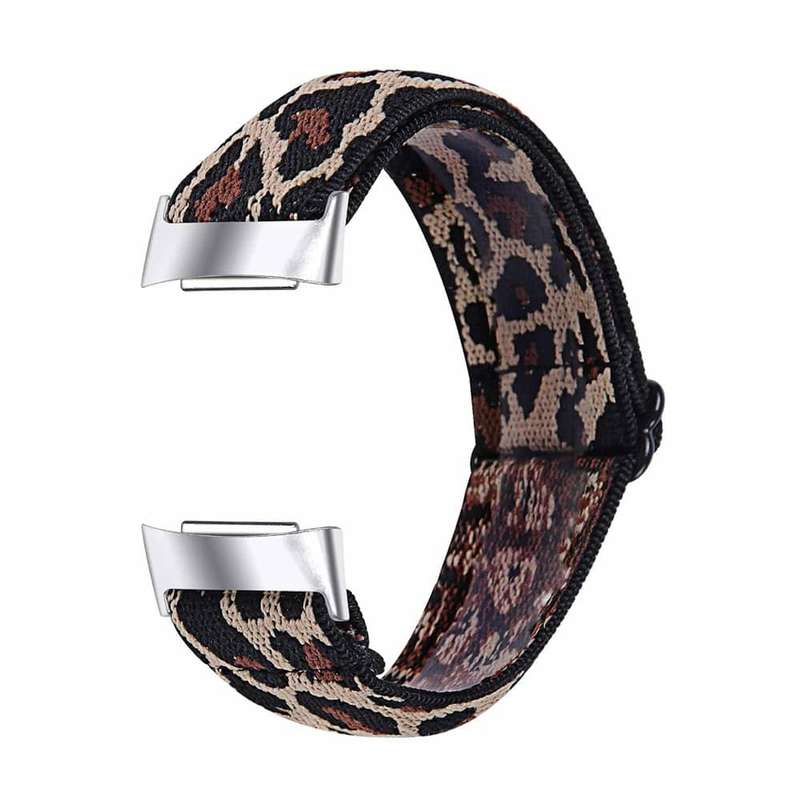 Nylon Band for Fitbit Charge 5 - Leopard