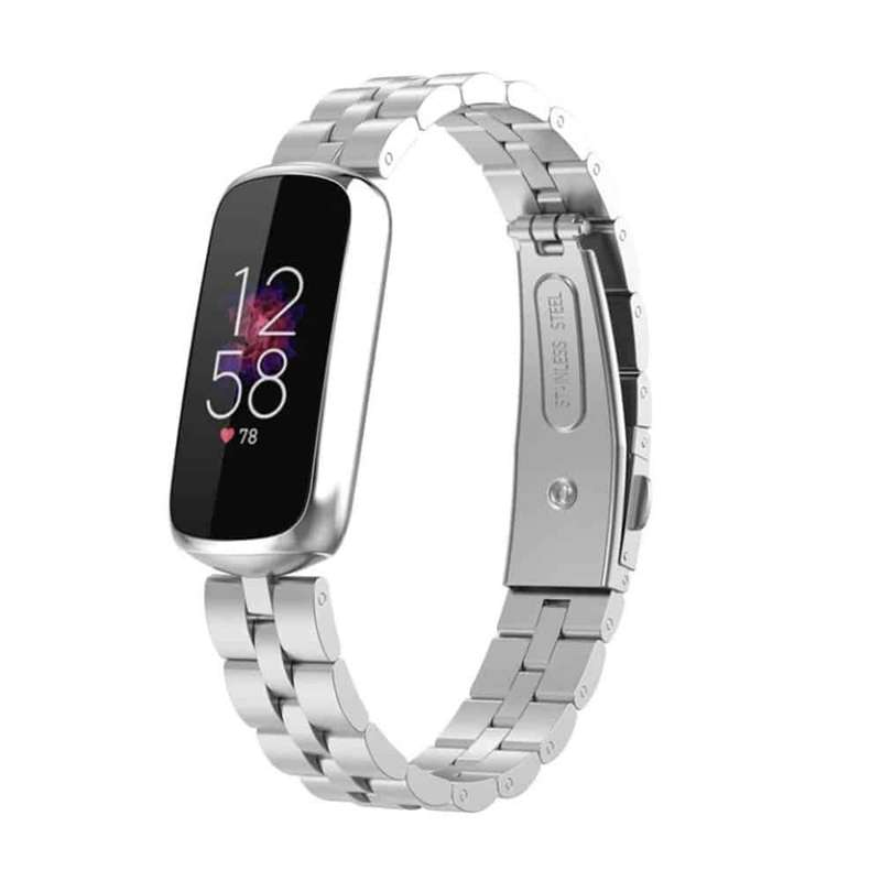 Killer Deals 3 links stainless steel band for Fitbit Luxe - Black