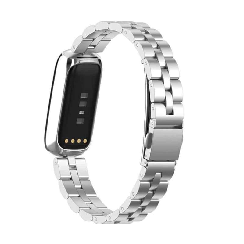Killer Deals 3 links stainless steel band for Fitbit Luxe - Black