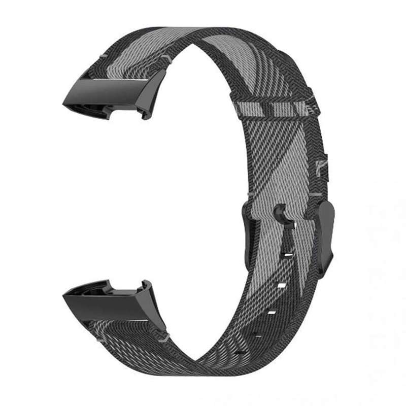 Killer Deals Nylon Band for Fitbit Charge 3/SE/4 - Red stripe