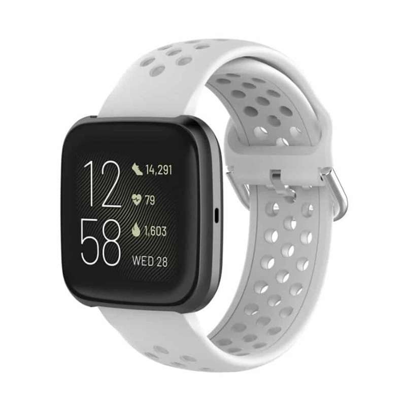Silicone Band for Fitbit Versa/2/Lite Blaze(23mm) - White