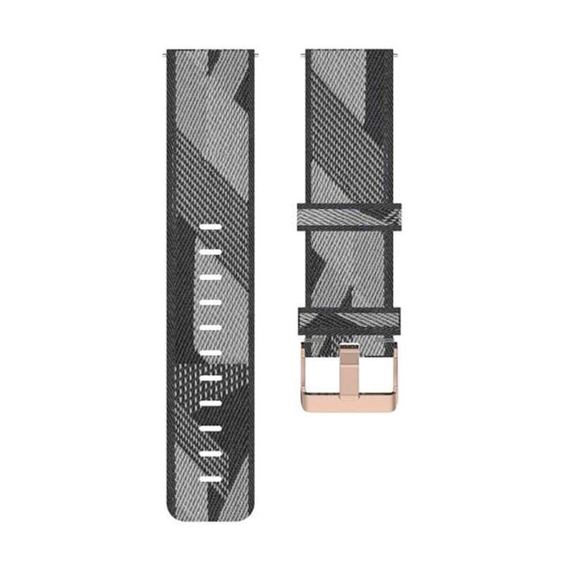 Killer Deals Nylon Band for Fitbit Versa/2/Lite Blaze(23mm) - Black stripe