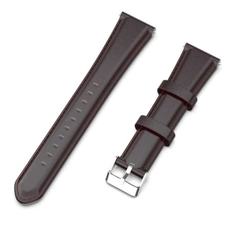 Leather Band for Fitbit Versa/2/Lite Blaze(23mm) - Black