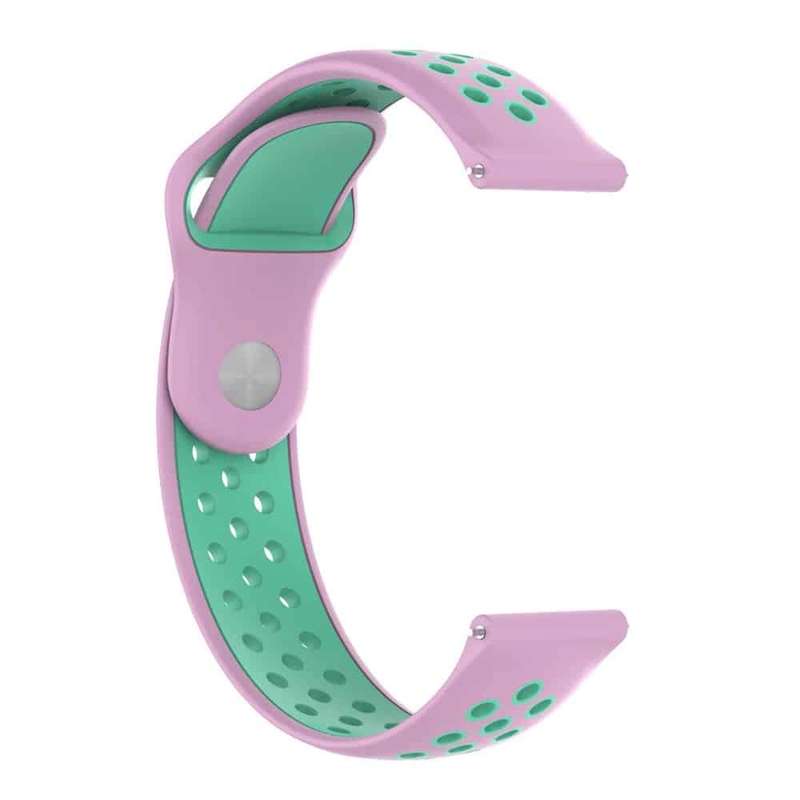 Killer Deals Silicone Strap for Garmin Fenix Chronos -Light Pink+Frost Blue