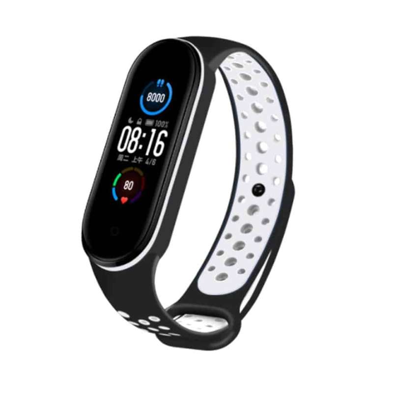 Killer Deals Silicone Band for xiaomi band 3/4 - Black+Red