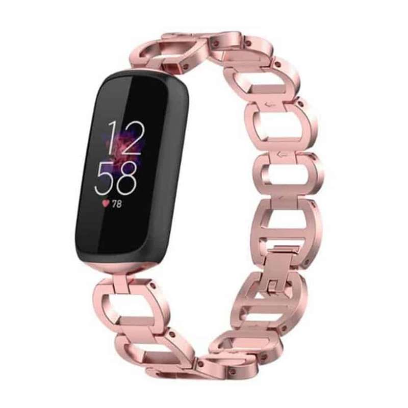 Killer Deals Premium 316L Stainless Steel Strap for Fitbit Luxe - Rose Pink