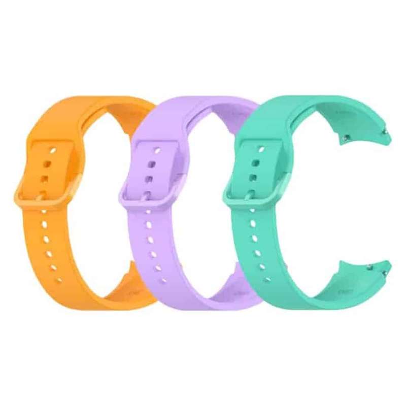 Silicone Strap for Samsung galaxy watch 4 M/L- Frost Blue