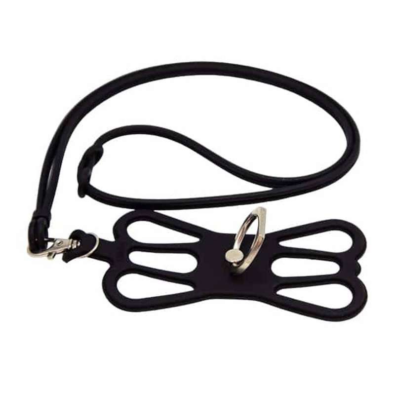 Killer Deals Universal Cell Phone Webbed Silicone Holder Including Lanyard and Ring Stand