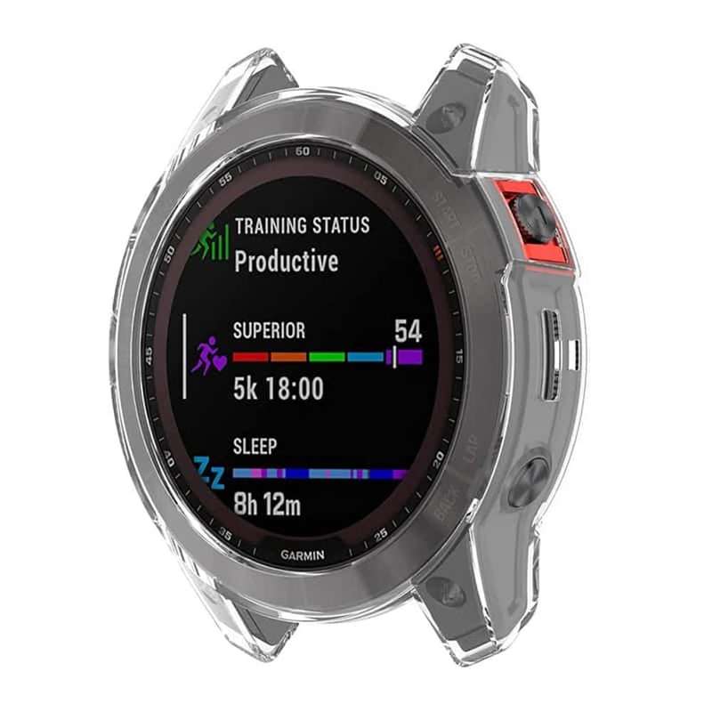 TPU protective Cover for Garmin Fenix 7X - Clear