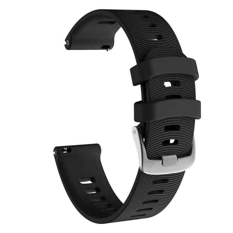 Killer Deals 20mm Silicone Strap for Garmin Vivoactive / Vivomove- Black