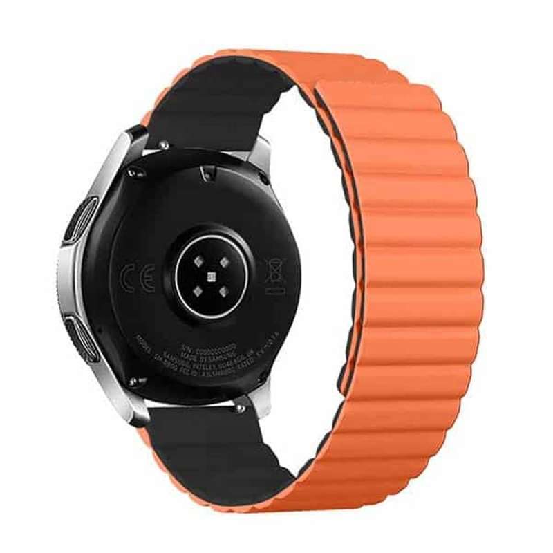 Killer Deals 22MM Silicone Magnetic Watch Band - Grey+Green