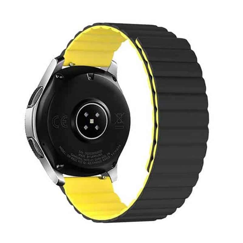 Killer Deals 22MM Silicone Magnetic Watch Band - Grey+Green