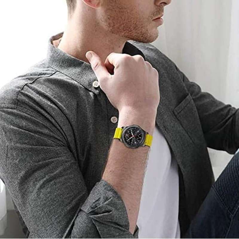 Killer Deals 22MM Silicone Magnetic Watch Band - Grey+Green