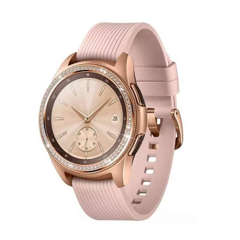 Killer Deals Crystal Rhinestone Bezel for 41mm Samsung Galaxy Watch 4- Rose Gold