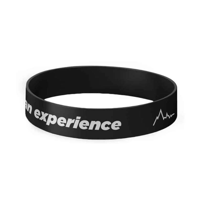 Black Silicone Strap for Suunto Core + Free Wristband Combo