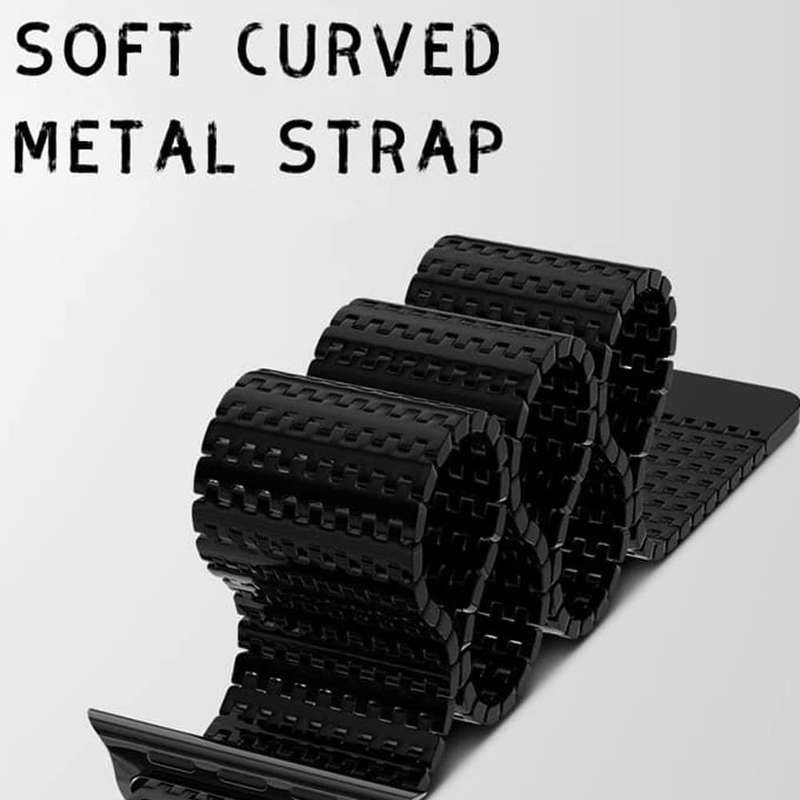 Killer Deals Needle chain magnetic absorption steel band for Apple 38/40/41mm watch - Silver