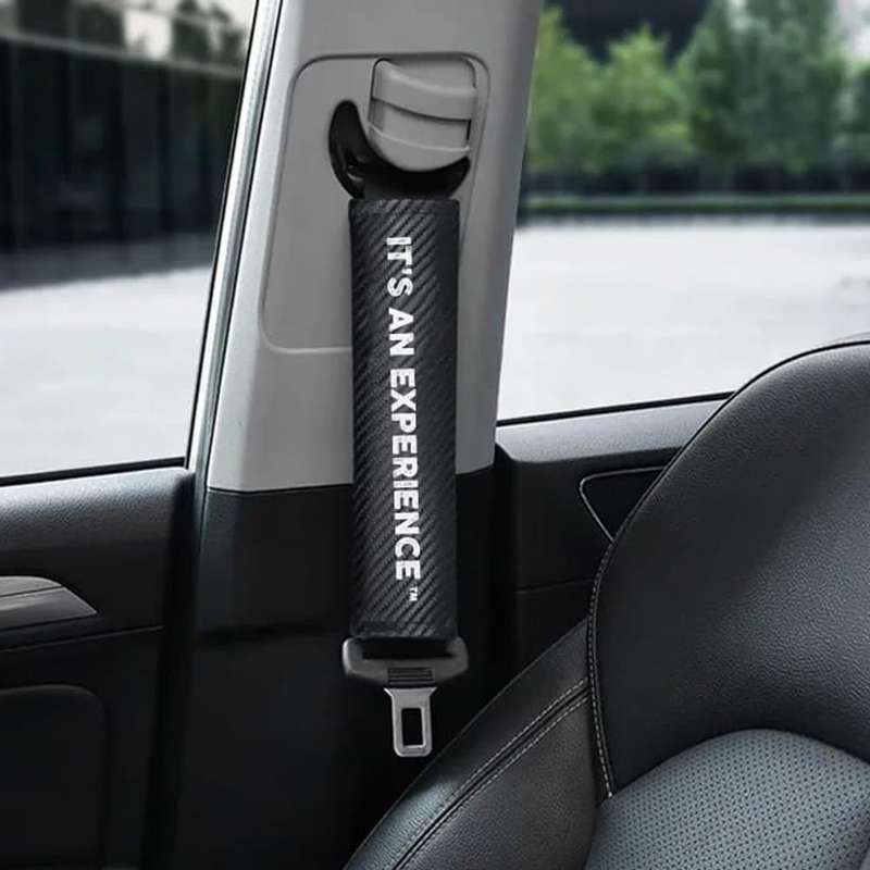 "It's An Experience" Padded Car Seat Belt Cover Protector - Set of 2, Combo