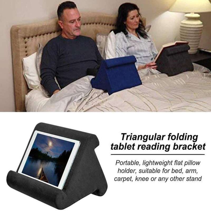 Killer Deals Multi-Angle Soft Microfibre Pillow Lap Stand Tablet Holder