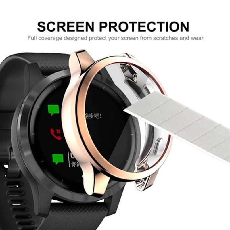 Killer Deals Electroplated TPU case for Garmin vivoactive 4S - Clear