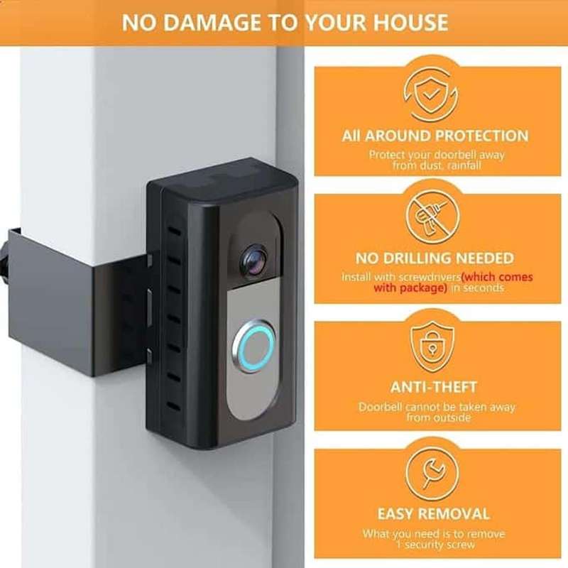 Killer Deals Anti-Theft Video Doorbell Mount for Ring Video Doorbell 4