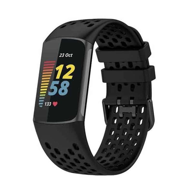 Killer Deals Sporty Breathable Silicone Strap for Fitbit Charge 5/ Charge 6