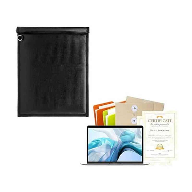 Anti-Theft Water Resistant Fireproof RFID Signal Block Faraday Bag