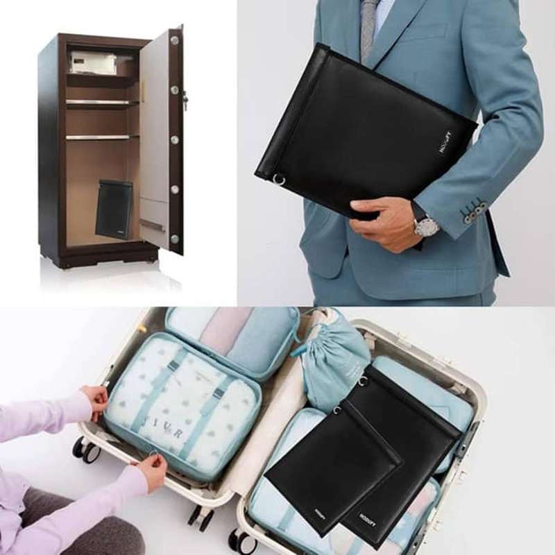 Anti-Theft Water Resistant Fireproof RFID Signal Block Faraday Bag