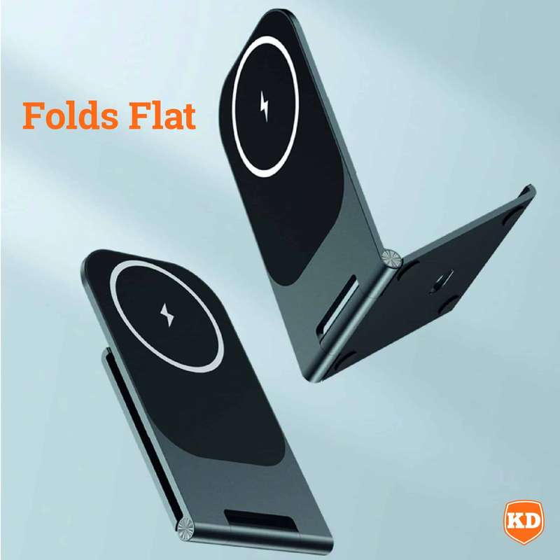 15W MagSafe Magnetic Folding Wireless Charger Stand for iPhone