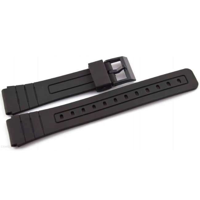 Killer Deals 14mm Universal Watch Silicone Strap Replacement Band- Black