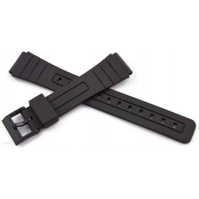 Killer Deals 14mm Universal Watch Silicone Strap Replacement Band- Black