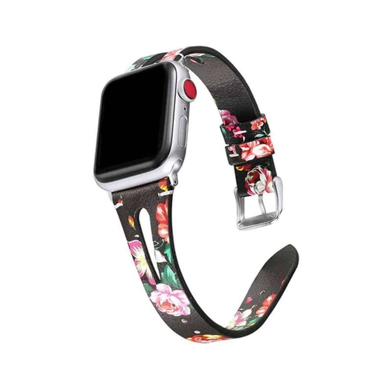 Leather & Silicone Strap Combo for 38/40/41mm Apple Watch