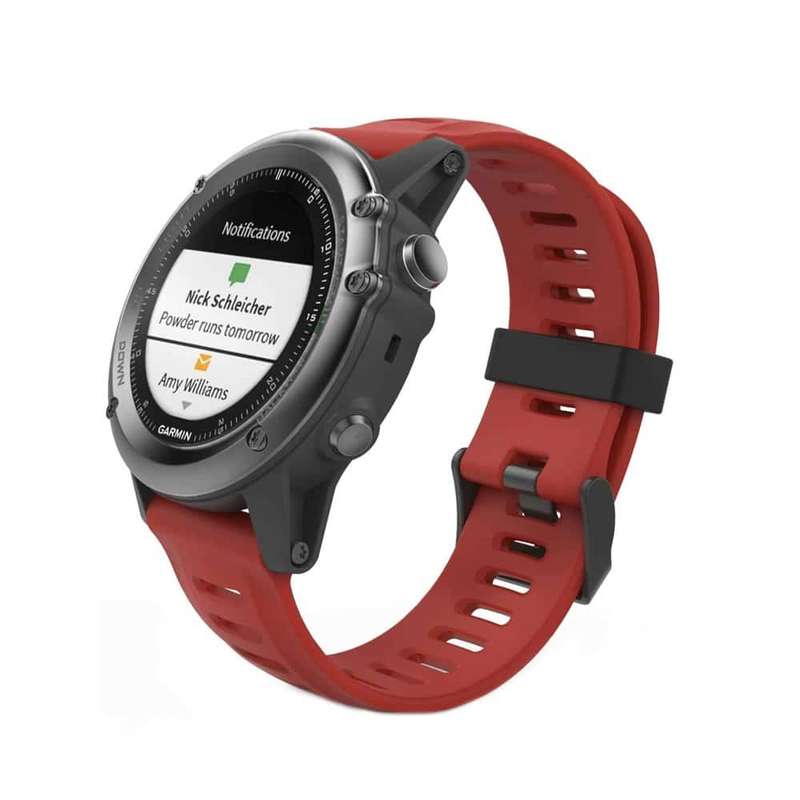26mm Silicone Strap 3 Pack Combo for Garmin Fenix 3/ 3HR