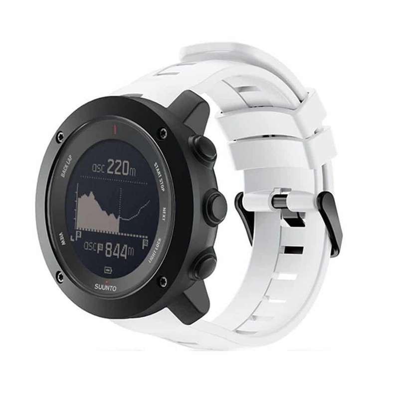 Suunto Ambit 3 Vertical Silicone Strap -Purple/White Combo