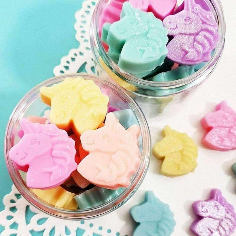 Killer Deals 3D Rectangular Cloud & Rainbow/Unicorn Silicone Baking Mould- Combo