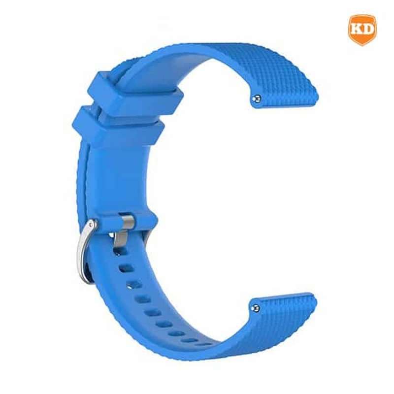 Killer Deals 22mm Silicone Strap for Polar Vantage M (M/L)- Black + Blue Combo