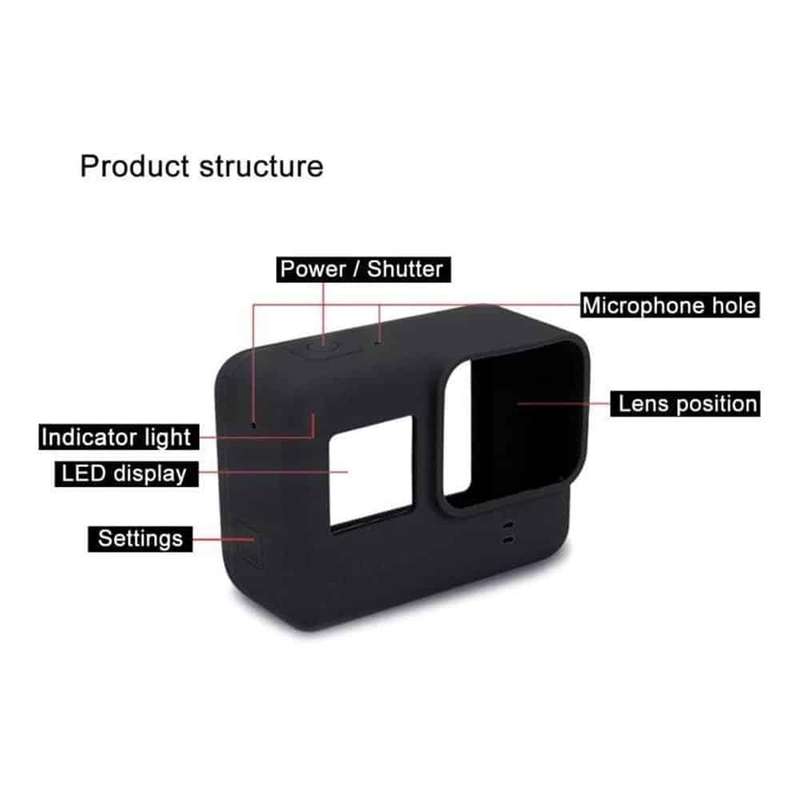 Action Mounts Shockproof Protective Cover for GoPro Hero 5/ Hero 6/ Hero 7