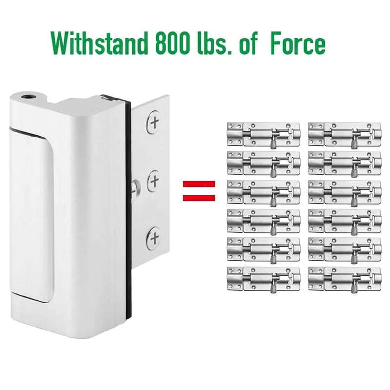 Killer Deals Easy Install Childproof Home Security Reinforced Door Lock x 3 Combo