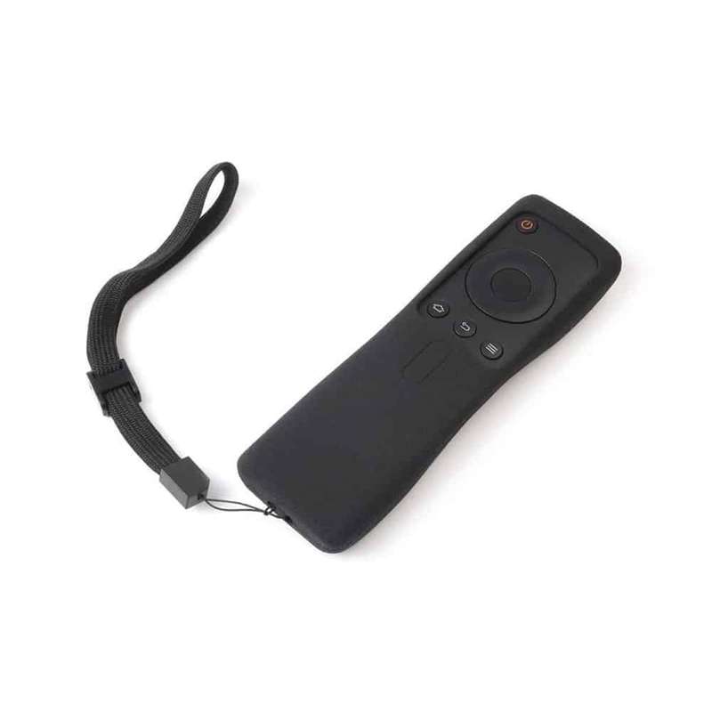 Xiaomi MI TV Box 2016 remote silicone protective case (black) + Lanyard