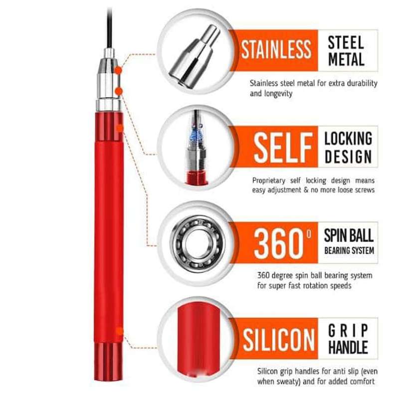 Killer Deals Training Gym Exercise Steel Ball Bearing Jump Skipping Rope