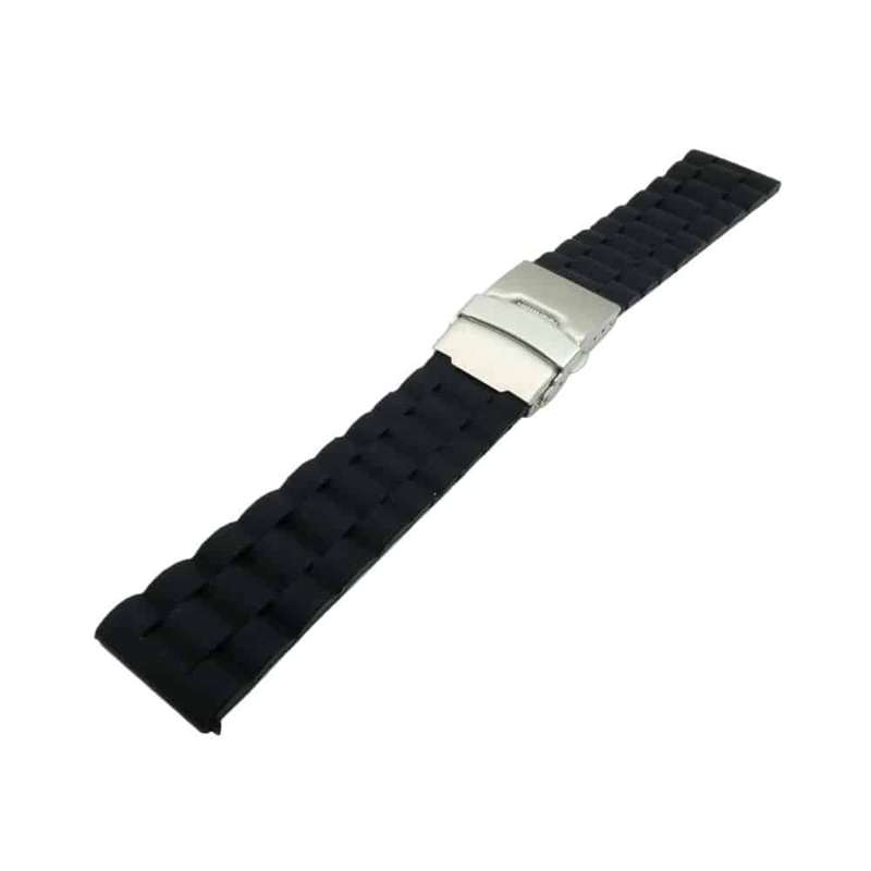 Killer Deals 20mm Universal brand replacement silicone watch strap - Navy (M-L)