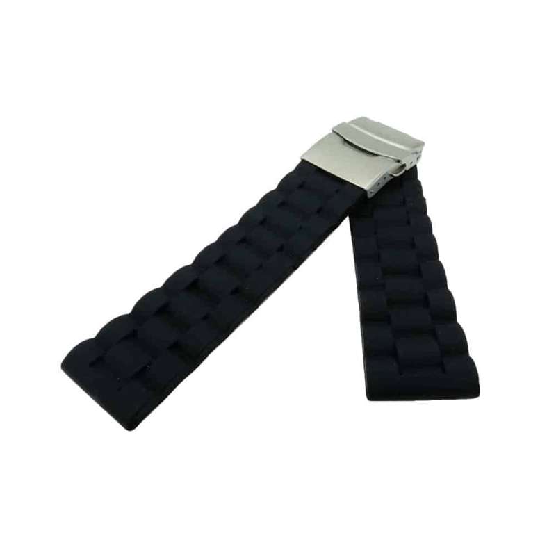Killer Deals 20mm Universal brand replacement silicone watch strap - Navy (M-L)