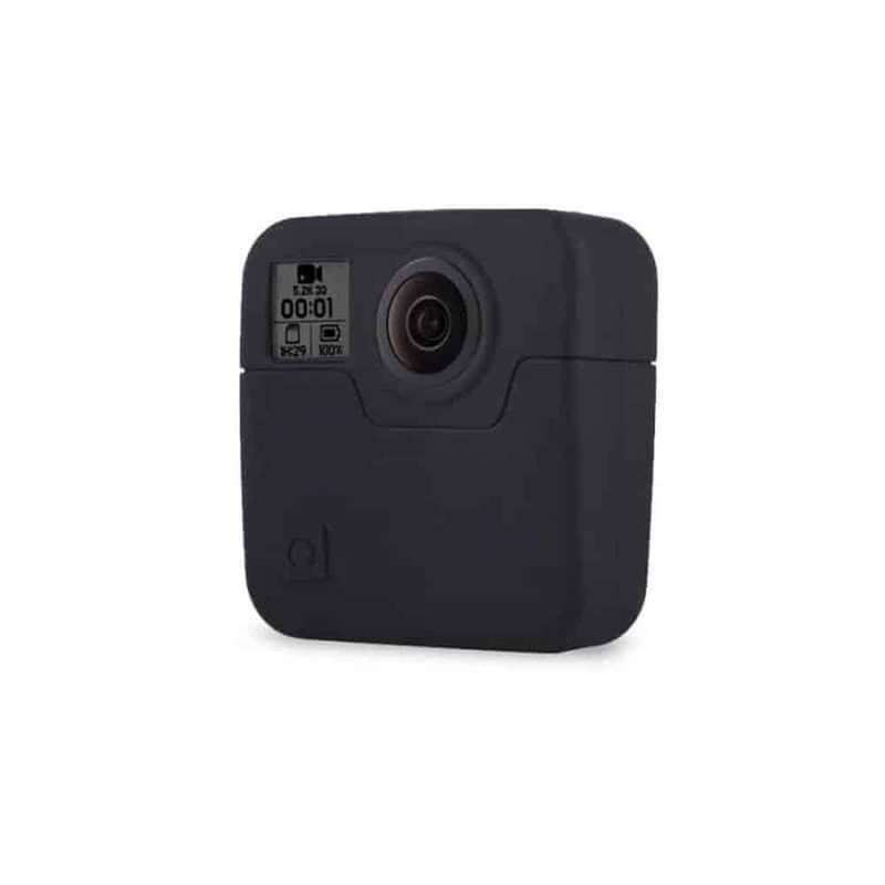 Action Mounts GoPro Fusion Silicone Protective Case Bumper Cover - Black