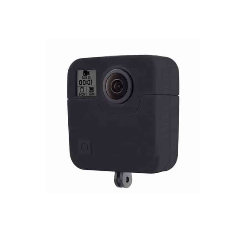 Action Mounts GoPro Fusion Silicone Protective Case Bumper Cover - Black
