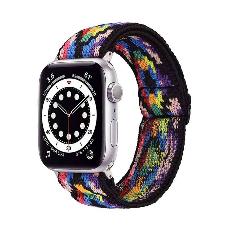 38/40/41mm Apple Watch adjustable woven strap - Pattern(S-M)