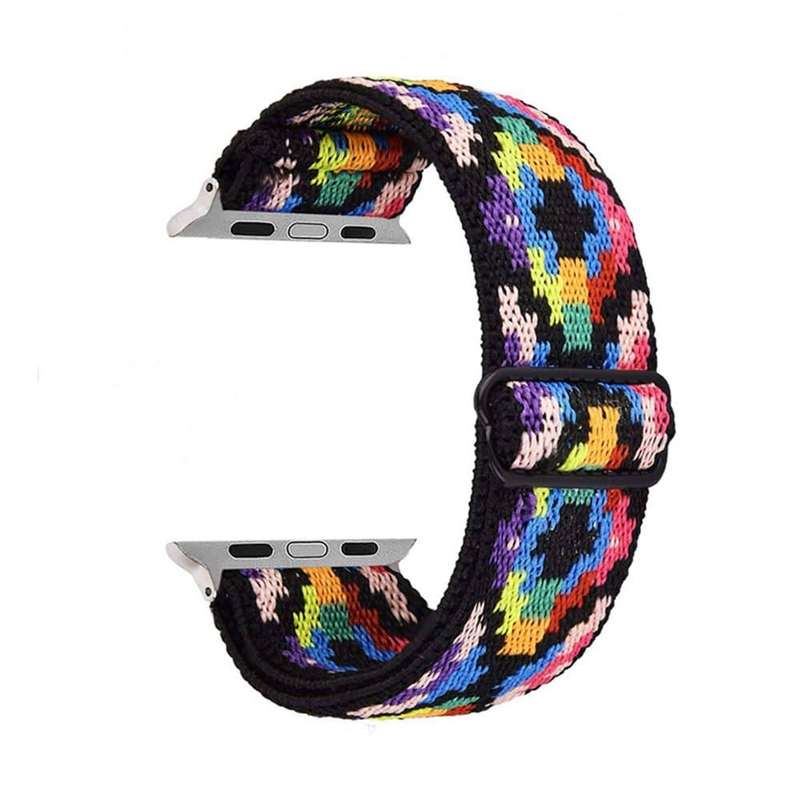 38/40/41mm Apple Watch adjustable woven strap - Pattern(S-M)